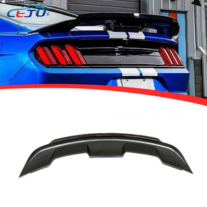 Alerón Trasero de Maletero Estilo GT500 de Plástico ABS Negro Brillante para <span class=keywords><strong>Ford</strong></span> <span class=keywords><strong>Mustang</strong></span> <span class=keywords><strong>Shelby</strong></span> <span class=keywords><strong>GT350R</strong></span> Bullitt S550 2015-2022 - Product Image 1