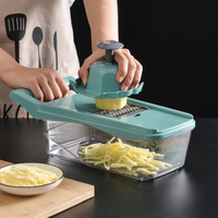 Mincer Slicer 6 Blade Vegetable Slicer Onion Mincer Vegetable Chopper Cutter Dicer