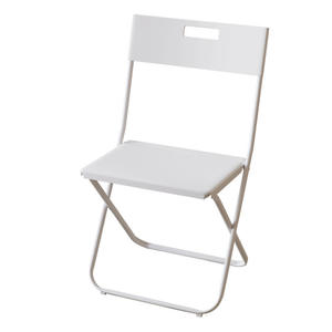 Silla Plegable Portátil Apilable para Oficina y Reuniones, Silla de Jardín Conveniente, Chaise Pliante, Venta al Por Mayor de Fábrica - Product Image 2