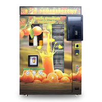 100% Pure Automatische Sinaasappelsap Automaat Aangepaste Kleur Automatische Reinigingsfunctie Multi-Betaling Afstandsbediening