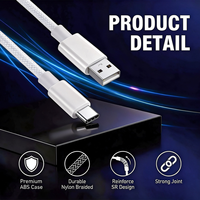 Câble USB vers Type C, charge rapide 3A, tressé en nylon, synchronisation des données 480 Mbps pour téléphones mobiles, écouteurs, appareil photo, plusieurs longueurs