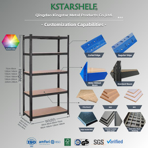 Estantería Resistente para Almacenamiento en Sótano, 30x75x150cm, Estructura de Acero, Carga Máxima 875kg, 5 Estantes Ajustables, Tratamiento de Superficie Gris - Product Image 4