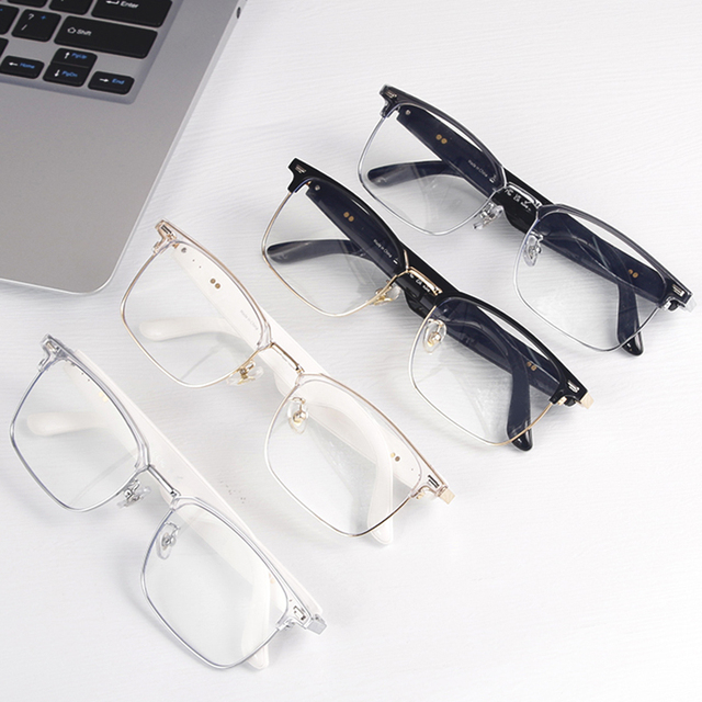 GS13 Smart Glasses Change Color Polarized Lens BT 5.4 Dual Speakers IPX4 Magnetic Charging Intelligent Touch Remote Photohraphy