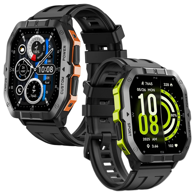 C32 Pro Smart Watch Heart Rate Monitoring Real-Time Altitude Multi-GNSS Position Trajectory Tracker GPS Smartwatch for Unisex