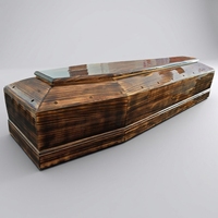 Ataúd de Madera para Adultos al Por Mayor, Precio Económico, Fabricante Chino, Ataúd Funerario