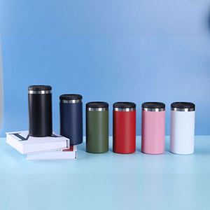16oz <b>Mug</b> Sublimation Handle Cup Stainless Steel Vacuum Insulated Cup Office Transparent Lid Coffee Cup - Product Image 2