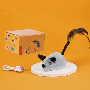 Juguete Creativo para Gatos con Plumas Elásticas, Autoentretenimiento y Alivio del Estrés, Pelota de Ejercicio para Lanzar, Duradero - Product Image 1