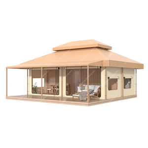 Tienda de Campaña de Lujo Tipo Safari 1-4 Personas, Glamping Lodge con Baño, Prefabricada, Escapadas Únicas, Cabaña Expandible Tipo Contenedor para Hotel, 4 Estaciones - Product Image 3