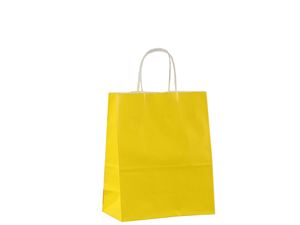 Sacs en papier personnalisés avec poignée, kraft blanc imprimé pour les cadeaux et le shopping - Product Image 6