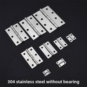 304 Stainless Steel Furniture <strong>Hinge</strong> Flat-Opening Foldable Thickened Small <strong>Hinges</strong> for Wardrobe Wooden - Product Image 2