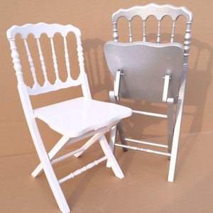 Chaises pliantes Chiavari Napoléon fabriquées en Chine - Bois massif, utilisation pour les mariages et les hôtels, adaptées aux hôpitaux et aux salons - Product Image 5