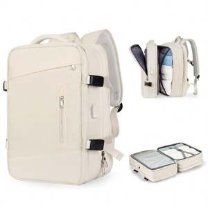 Manufacturer Custom Logo New Large Expandable Waterproof <b>Anti</b> <b>Theft</b> Usb Charging Business Laptop Travel <b>Backpack</b> for Men <b>Women</b> - Product Image 2