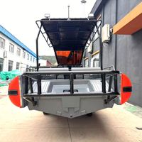Bateau pneumatique semi-rigide (RHIB/RIB) de 7,5 m en PVC Mehler avec console à toit rigide, luxe pour le sport, pour 14 personnes, fournisseur chinois pour commandes en gros