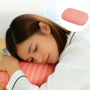 Подушка для сна YUE RISE с полосатым дизайном, <span class=keywords><strong>U</strong></span>-образная, для поддержки шеи, всесезонная, для офиса, из пены с эффектом памяти с медленным восстановлением - Product Image 1