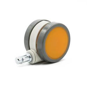 Roues pivotantes en PU de 60 mm, remplacement pour chaise de bureau, mobilier général et mobilier hospitalier, sans frein, universelles, détachables - Product Image 2