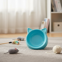 Vente en gros de fournitures pour animaux de compagnie des fabricants Mangeoires pour chats et animaux mignons Assiettes pour petits chiens et chats