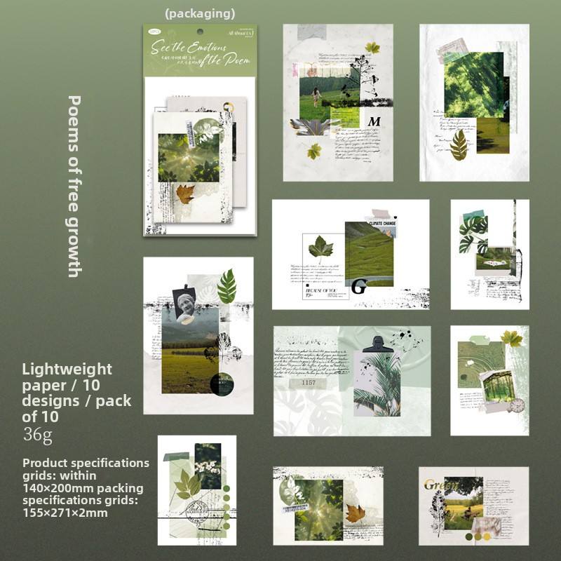 F Poetry of Free Growth green