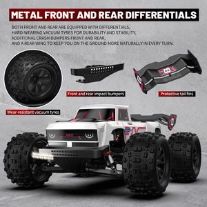 Voiture télécommandée 2,4 G avec contrôle à l'échelle réelle - Camion monstre 4x4 1:16, version brossée/sans balais, moteur sans balais 2847 - Product Image 3