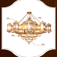 Experts en lampes islamiques, lustre LED personnalisé pour mosquée, salle de prière, restaurant, hôtel