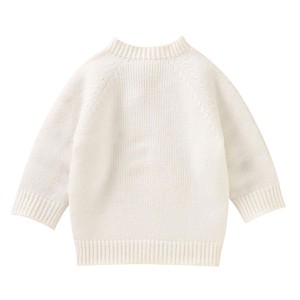 Pull en tricot pour garçons Zhan Ya, blanc cassé, en coton, manches longues, motif lapin, pull pour enfants, automne - Product Image 2
