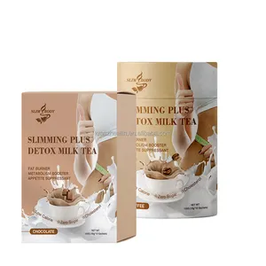 Detox thé au lait instantané pour le nettoyage du corps soutient la santé du foie peau radieuse stimule l'énergie tout végétalien naturel