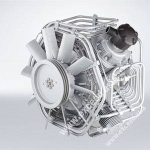 Compresseur d'air respiratoire haute pression APCOM 300 bars, compresseur d'air portable pour plongée sous-marine à moteur essence - Product Image 4