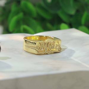 Персонализированные кольца унисекс хип-хоп панк кольцо на палец на заказ с ручным способом из нержавеющей стали 3D имя кольцо с буквами - Product Image 4