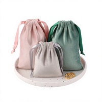 Sac cadeau en velours sur mesure avec cordon de serrage, estampage à chaud or/argent pour le rangement de objets de collection, sac anti-poussière, pochette à bijoux