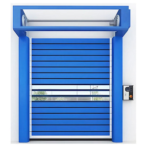 Portes de garage à enroulement en acier galvanisé en aluminium isolé de haute qualité avec un design postmoderne et un écran pliable - Product Image 3