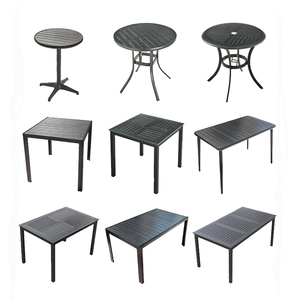 <span class=keywords><strong>Table</strong></span> de café <span class=keywords><strong>rectangulaire</strong></span> ronde moderne pour l'extérieur, jardin, <span class=keywords><strong>balcon</strong></span>, cour, loisirs, <span class=keywords><strong>table</strong></span> à manger portable en aluminium - Product Image 1