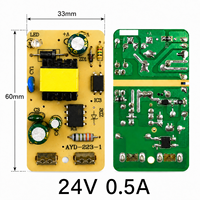 Cartes d'alimentation à pleine puissance 24V 0.5A 12W à performance stable régulée, directement de l'usine, pour remplacement et réparation