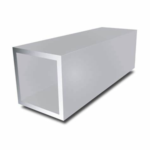 6063 Tube carré en aluminium en métal tuyau AL tuyau rectangulaire en aluminium tube rond