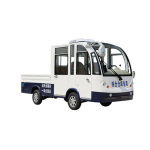 Véhicule utilitaire électrique à double cabine, fourgonnette de transport fermée, capacité de charge de 1500 kg, pour la logistique et le transport en usine - Product Image 1