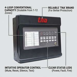 Panneau de commande d'alarme incendie conventionnel avec écran LCD, système d'alarme incendie EN54 - Product Image 2