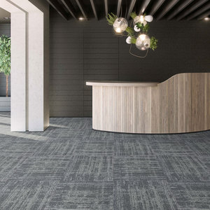 Moquette de bureau moderne en PP, résistante au feu, à poils bouclés épais et moyens, adaptée aux animaux domestiques, pour salon, sur mesure - Product Image 6