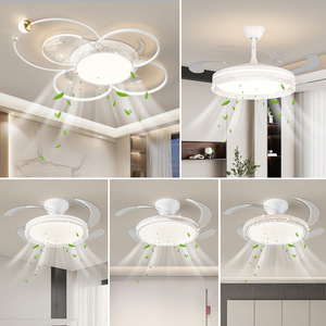Lámpara de Techo con Ventilador de Estilo Moderno 2026, Lámpara de Techo Redonda con Ventilador, Lámpara de Ventilador Simple y Moderna de Lujo, Paquete Completo para Toda la Casa - Product Image 2