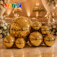 Décoration d'événements géante en PVC, grande boule disco, ballon miroir gonflable pour boîte de nuit, fête disco, mariage, tente globe de neige