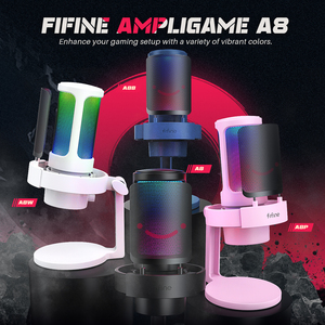 <span class=keywords><strong>Fifine</strong></span> <span class=keywords><strong>A8</strong></span> Enregistrement Professionnel Micro Usb Youtube Condensateur De Bureau Rgb Gaming Mic Studio Microphone - Product Image 4