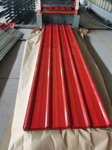 Panneau en acier ondulé prélaqué JIS G3312 SGCC SGCH, tôle de toiture PPGI, services de découpe/soudage/pliage pour la construction - Product Image 3
