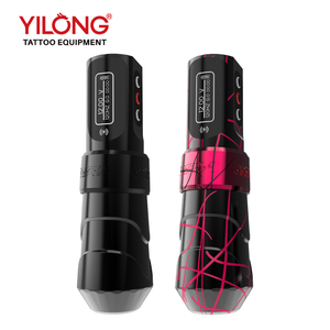 เครื่องสักโรตารี่ยี่ห้อ Yilong รุ่น Camouflage แบตเตอรี่ 2000mAh พร้อมจอ LCD ไร้สาย และหัวต่อ RCA - Product Image 1