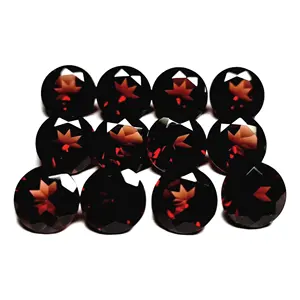 Natural Red Garnet Gemstone Round Cut All Shapes And Sizes Cut On Custom Orders In Wholesale Prices In All Other Types Of Natura