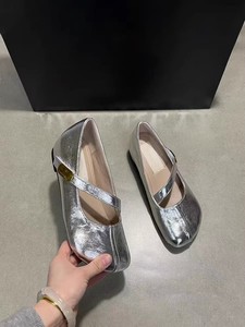 Zapatos Planos Retro Franceses para Mujer, con Punta en Mango, Plataforma Oculta, Velcro, Estilo Mary Jane, de Piel de Oveja, Casuales y Combinables - Product Image 2