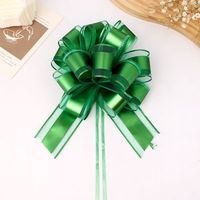 50 #   Ruban en fil de neige PP fait à la main, léger, boule de fleurs à tirer, 16 cm, cadeaux d'Halloween, de Noël, du Nouvel An, panier, boîte d'emballage