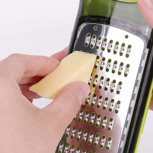 Rallador de queso premium, utensilios de cocina, herramienta multiusos para cítricos, jengibre, chocolate, con cubierta protectora de silicona - Product Image 5