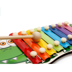 <span class=keywords><strong>Xilófono</strong></span> de madera para niños pequeños <span class=keywords><strong>con</strong></span> 2 mazos, instrumento de percusión de aprendizaje preescolar educativo, juguetes musicales de afinación profesional - Product Image 5