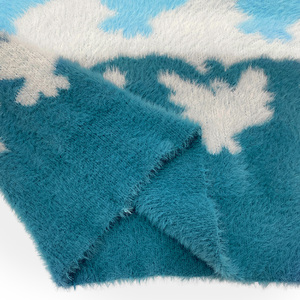 YIYU Maglione in Mohair Blu Lago Morbido e Confortevole, Pullover in Cashmere a Maniche Lunghe, Ultimi Modelli di Maglioni per Ragazze, Ipoallergenico - Product Image 4