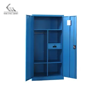 Kunden spezifisch Stahl Schrank Büro Möbel Schrank 2 Türen Metall Kleider schrank