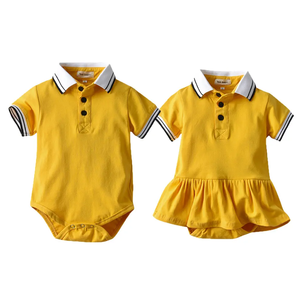 2020 New Arrival Kids Summer 100% Cotton Clothing Baby Polo T-Shirt Clothes Wholesale