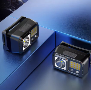 New High-intensity Dual-source LED Headlight Hand-waving <b>Sensor</b> Multi-functional USB Charging Head-mounted Work <b>Light</b> - Product Image 2