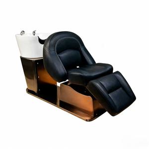 Nueva Cama de Lavado de Cabello Eléctrica Totalmente Automática para Salón de Belleza, Cama de Lavado Giratoria Inteligente de Alta Gama para Peluquería - Product Image 1